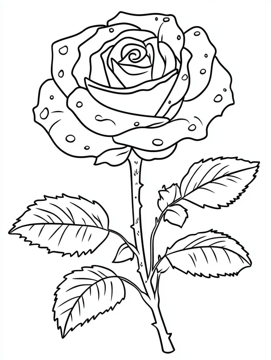 Belles Coloriage Roses