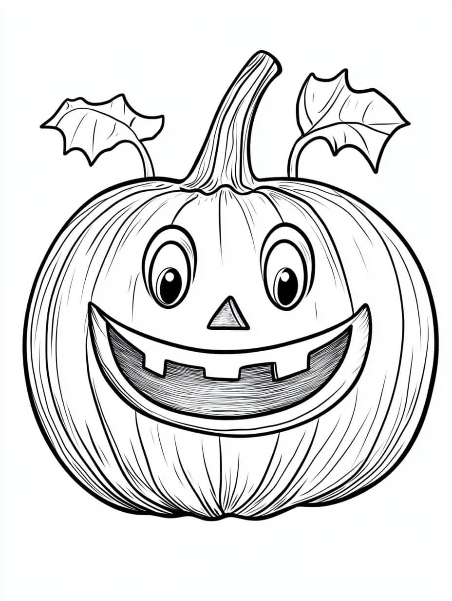 citrouille effrayante coloriage halloween