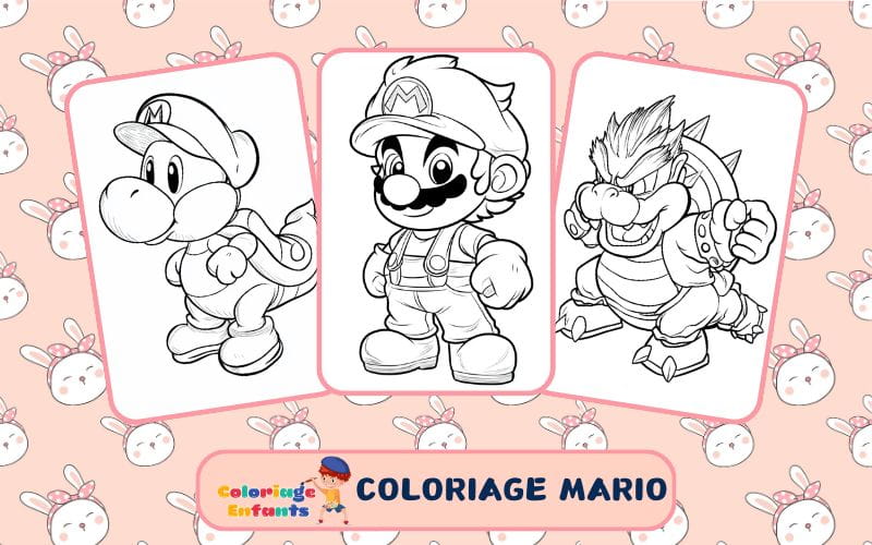 coloriage Mario