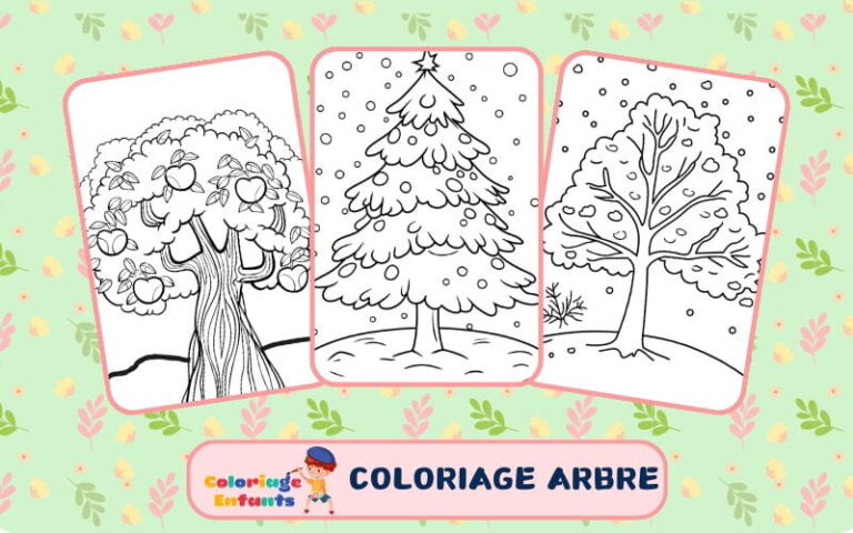 coloriage arbre