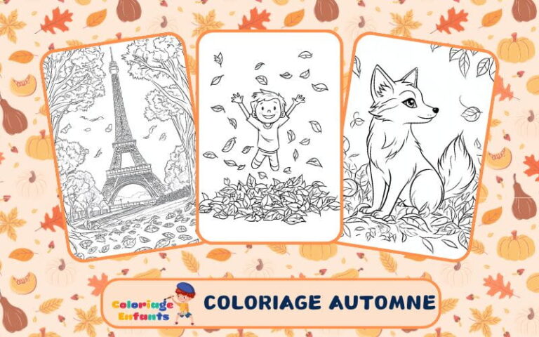 coloriage automne