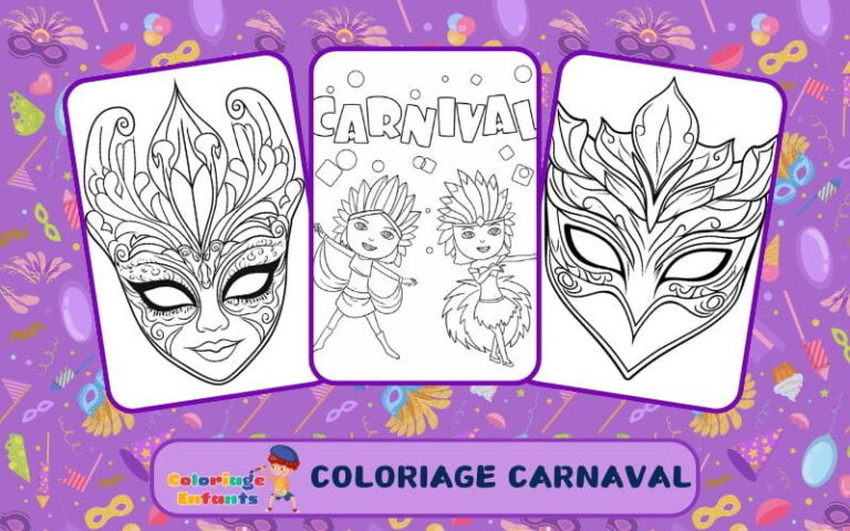 coloriage carnaval