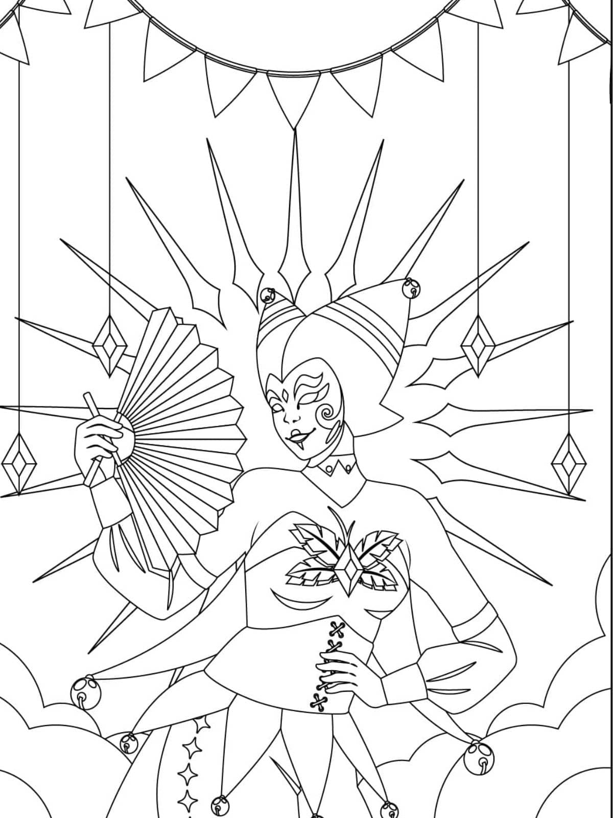 coloriage carnaval coloriage gratuit