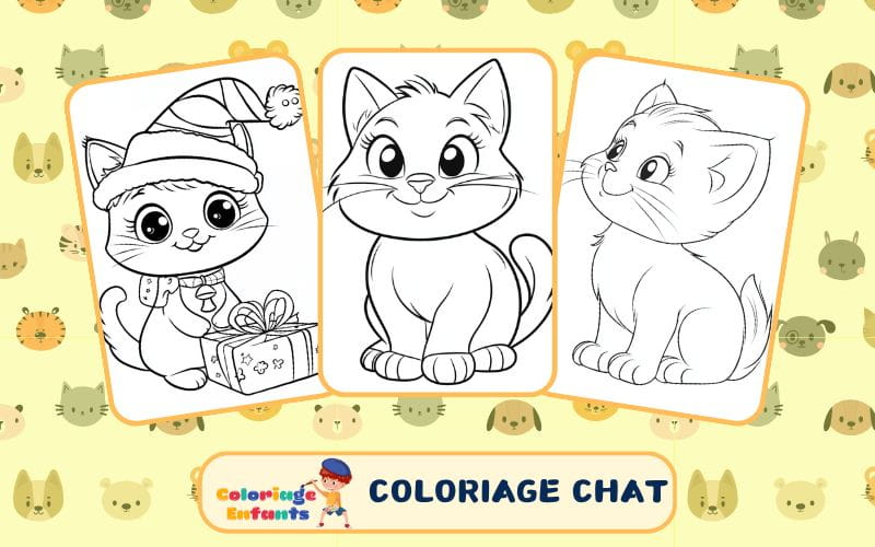 coloriage chat