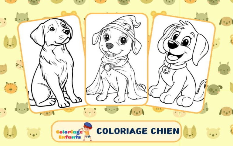 coloriage chien