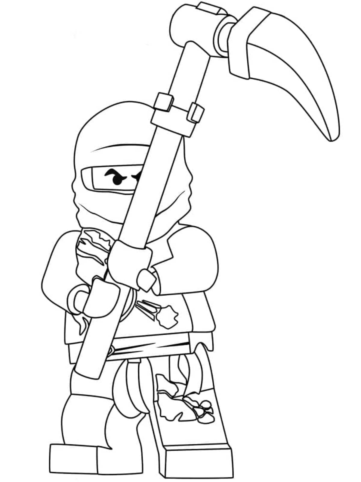 coloriage cole lego ninjago