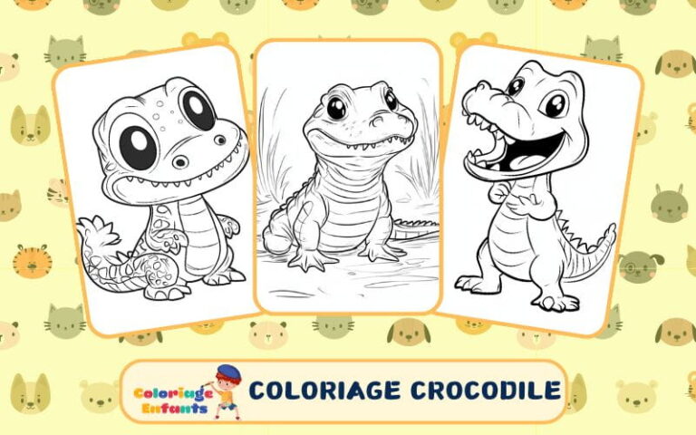 coloriage crocodile