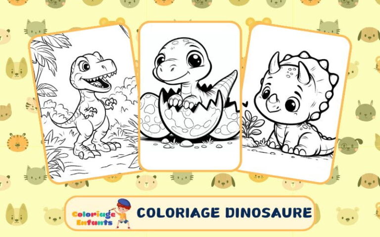 coloriage dinosaure