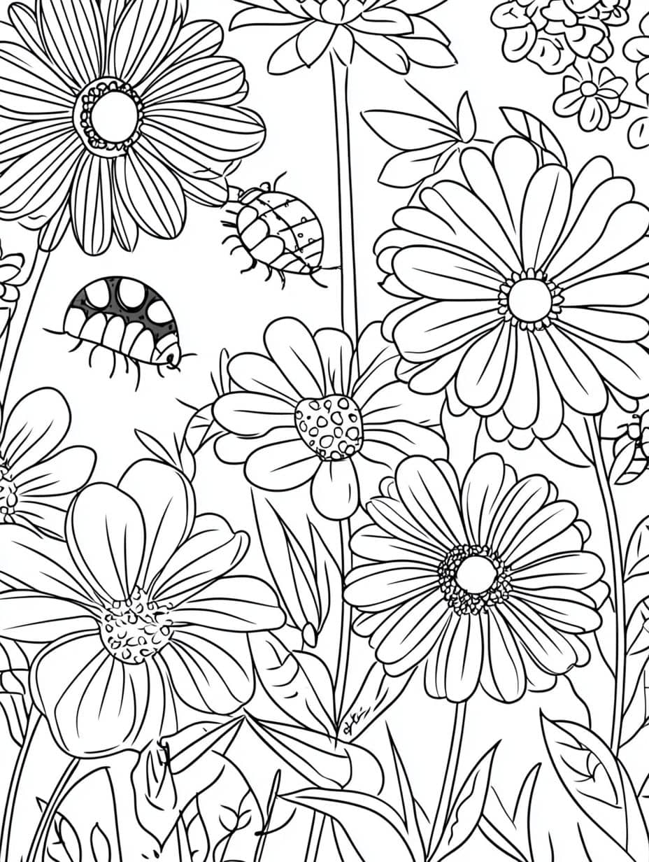 Coloriage Fleur Feuille De Lotus