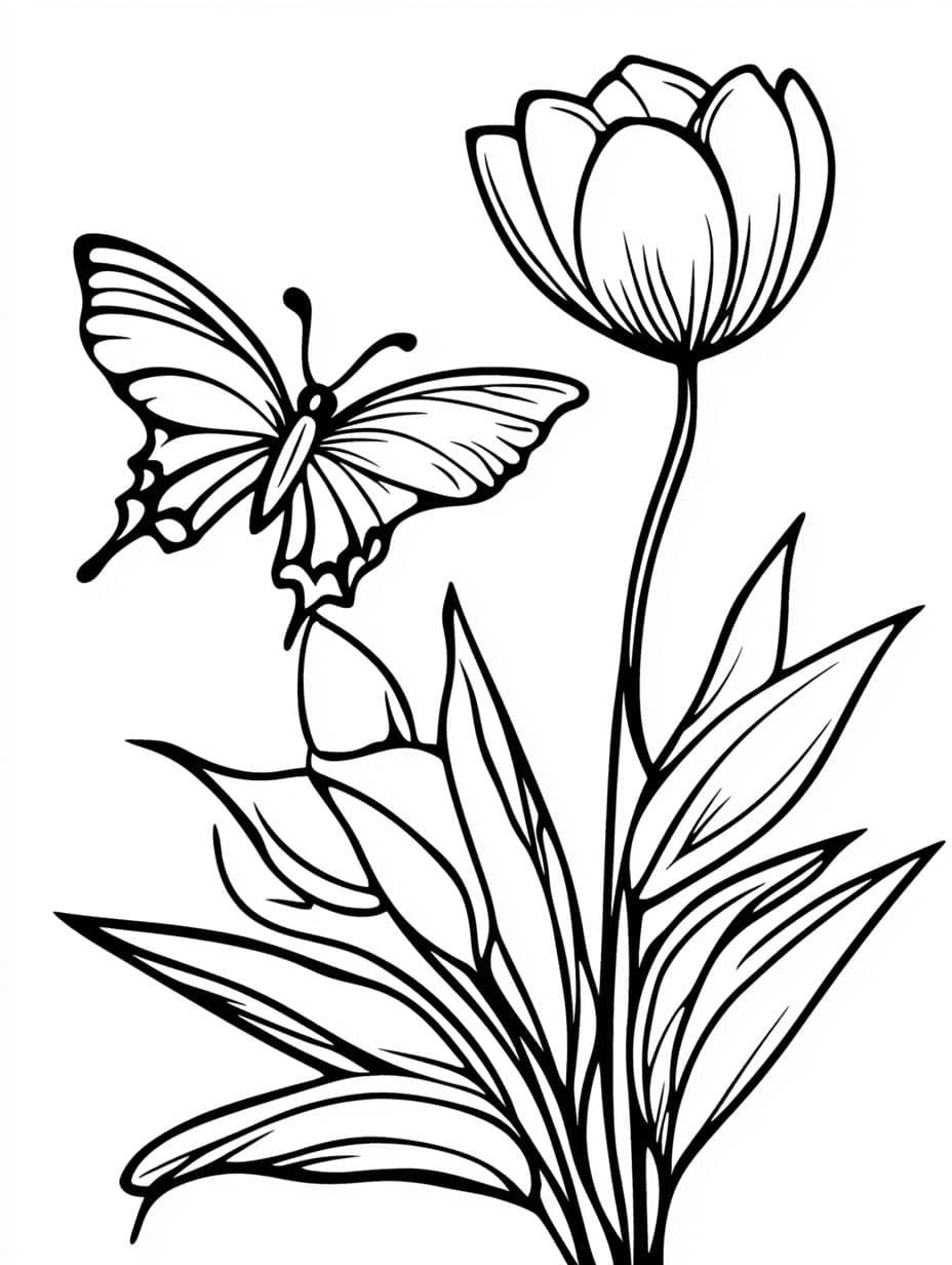 Coloriage Fleur Plusieurs Petites Fleurs