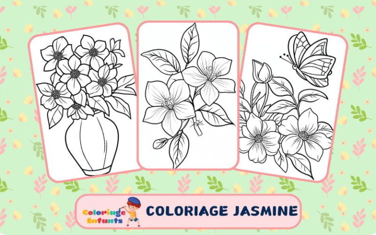 coloriage jasmine