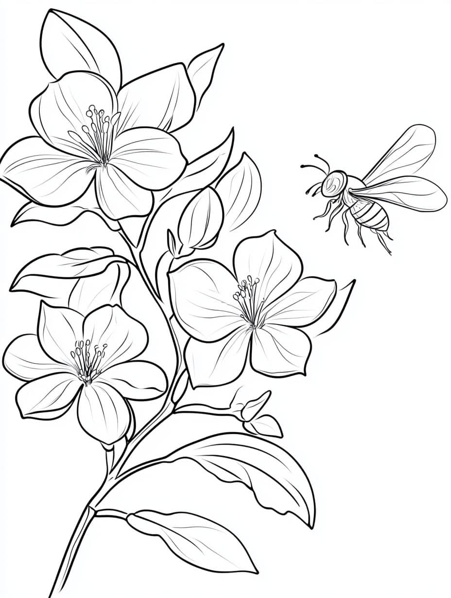 Coloriage Jasmine Simple Pour Enfant