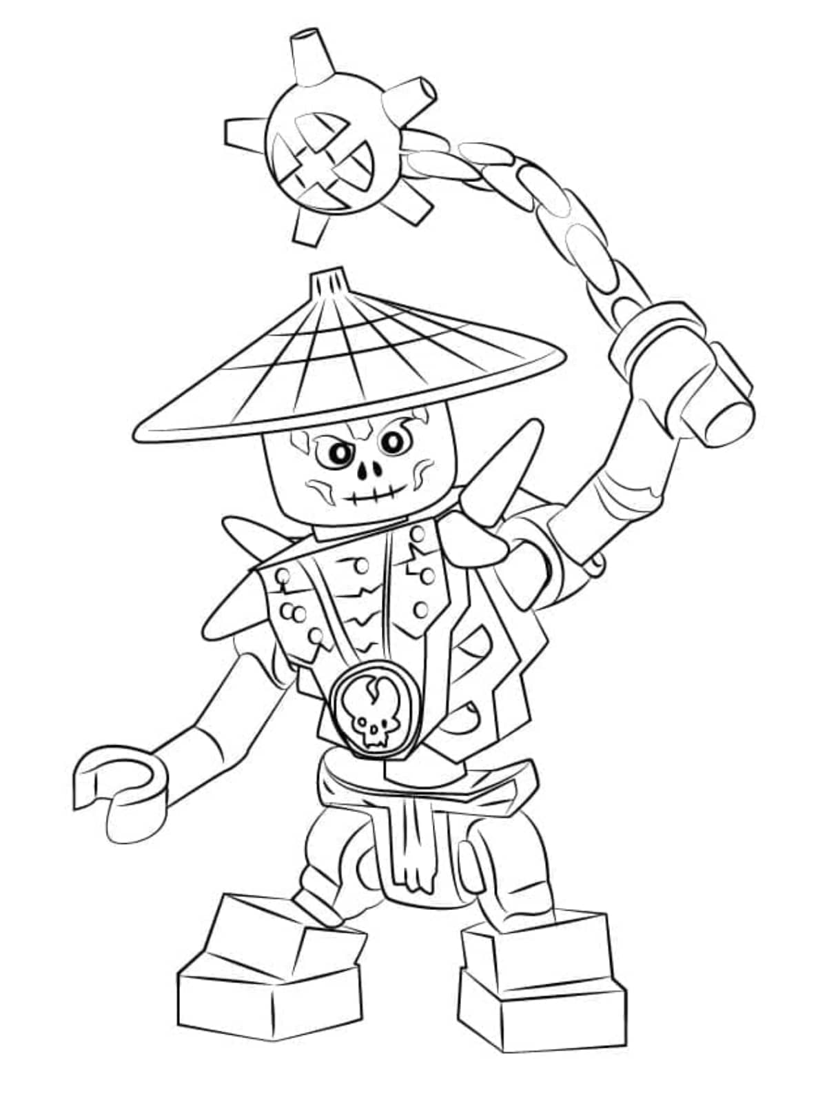 coloriage lego ninjago frakjaw