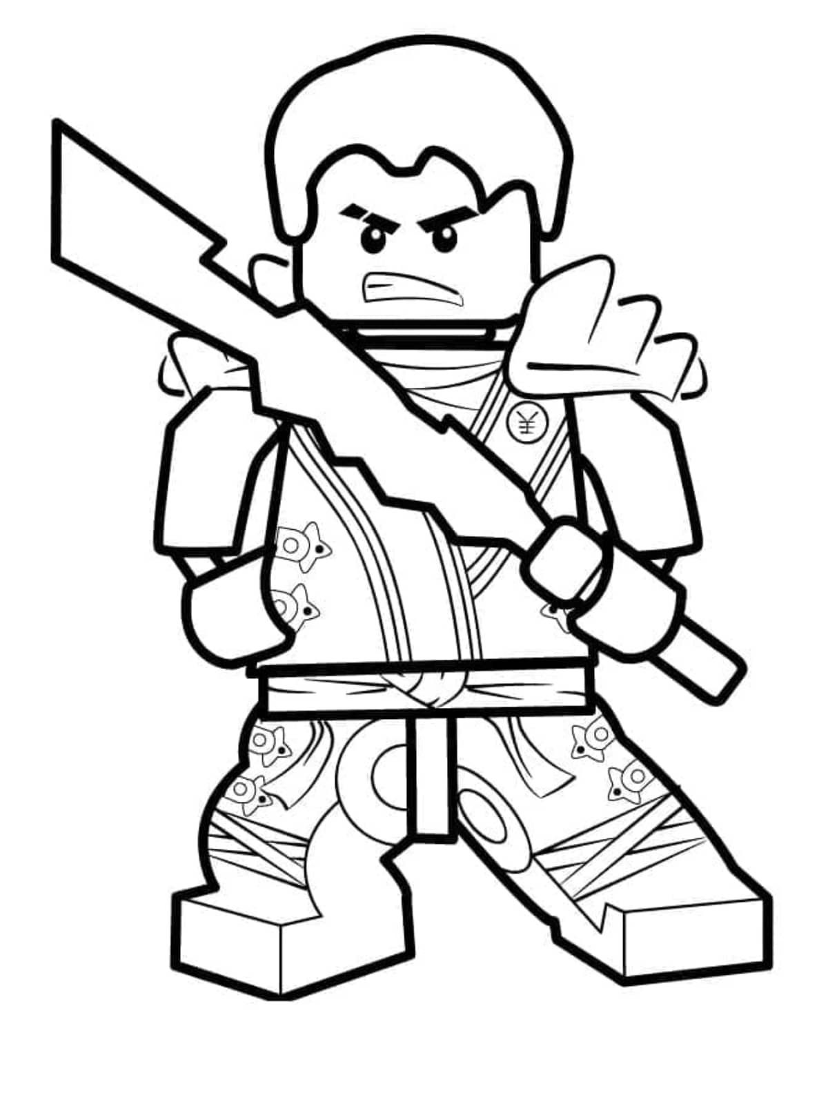 coloriage lego ninjago pour les enfants