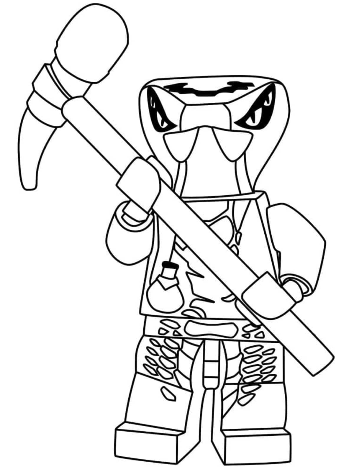 coloriage lego ninjago spitta