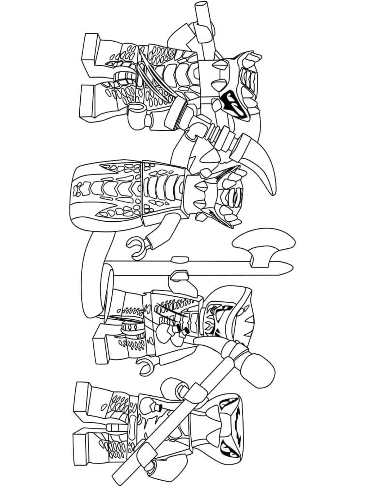 coloriage lego ninjago venomari coloriage