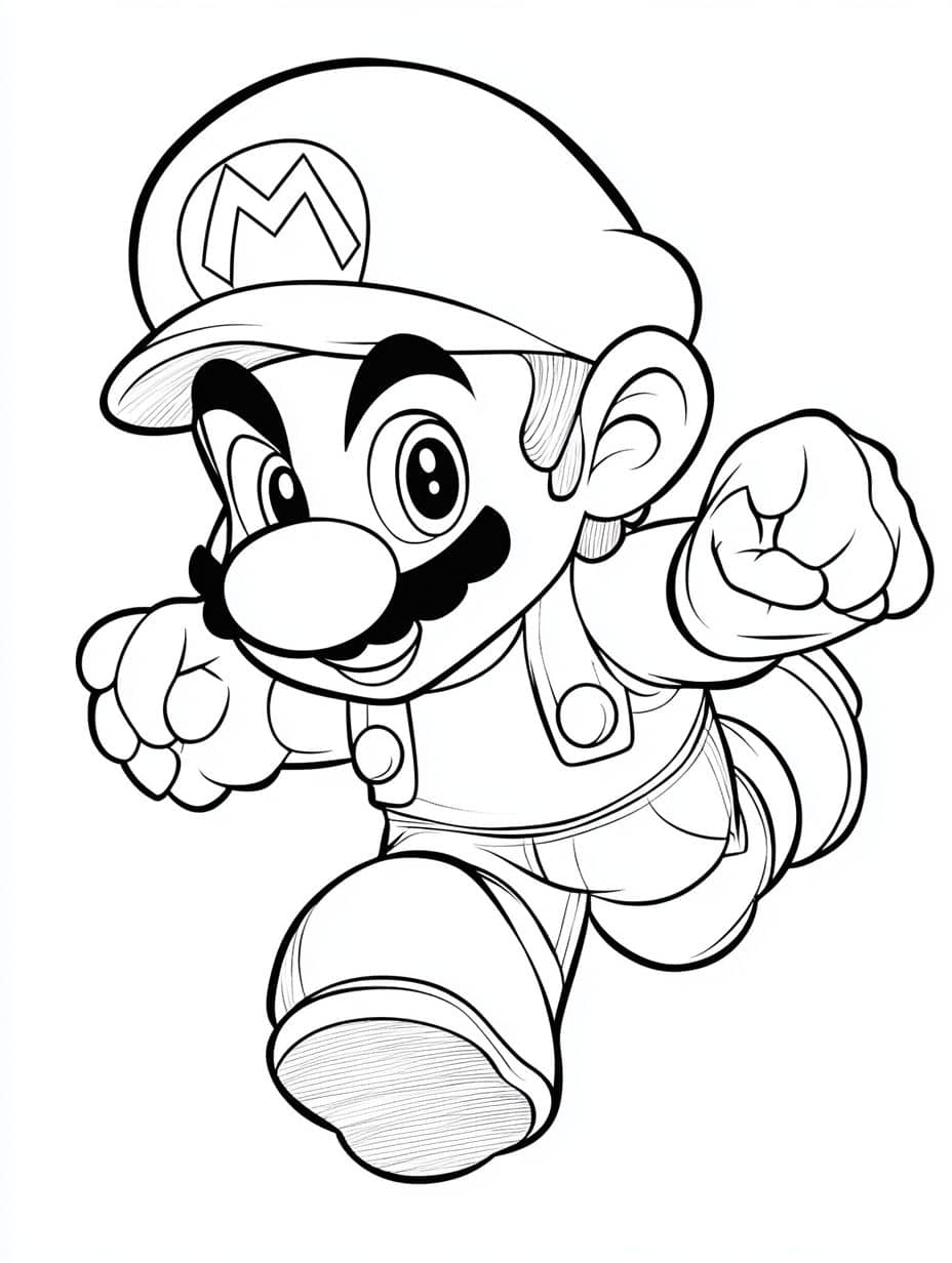 coloriage les bonus de mario