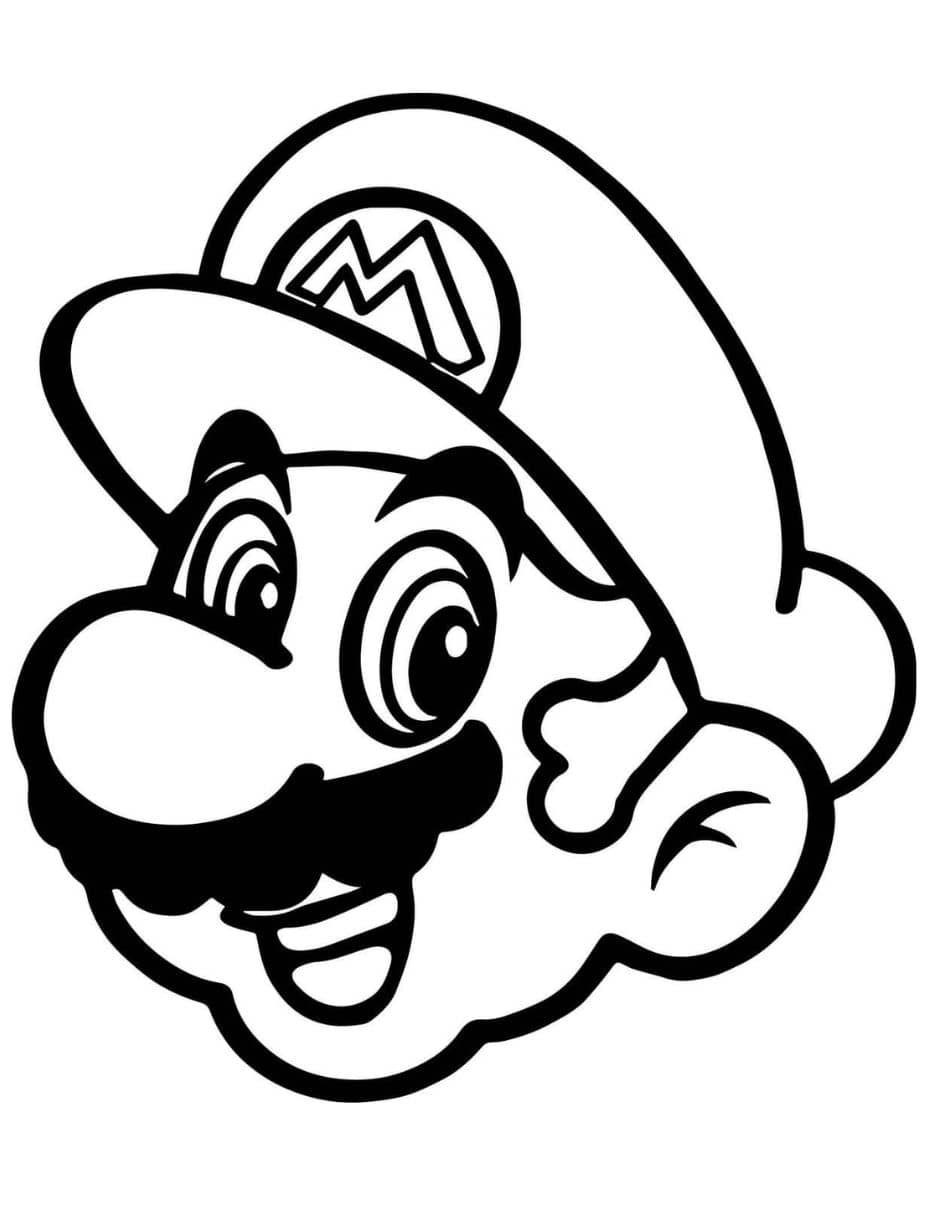 coloriage mario icones mario