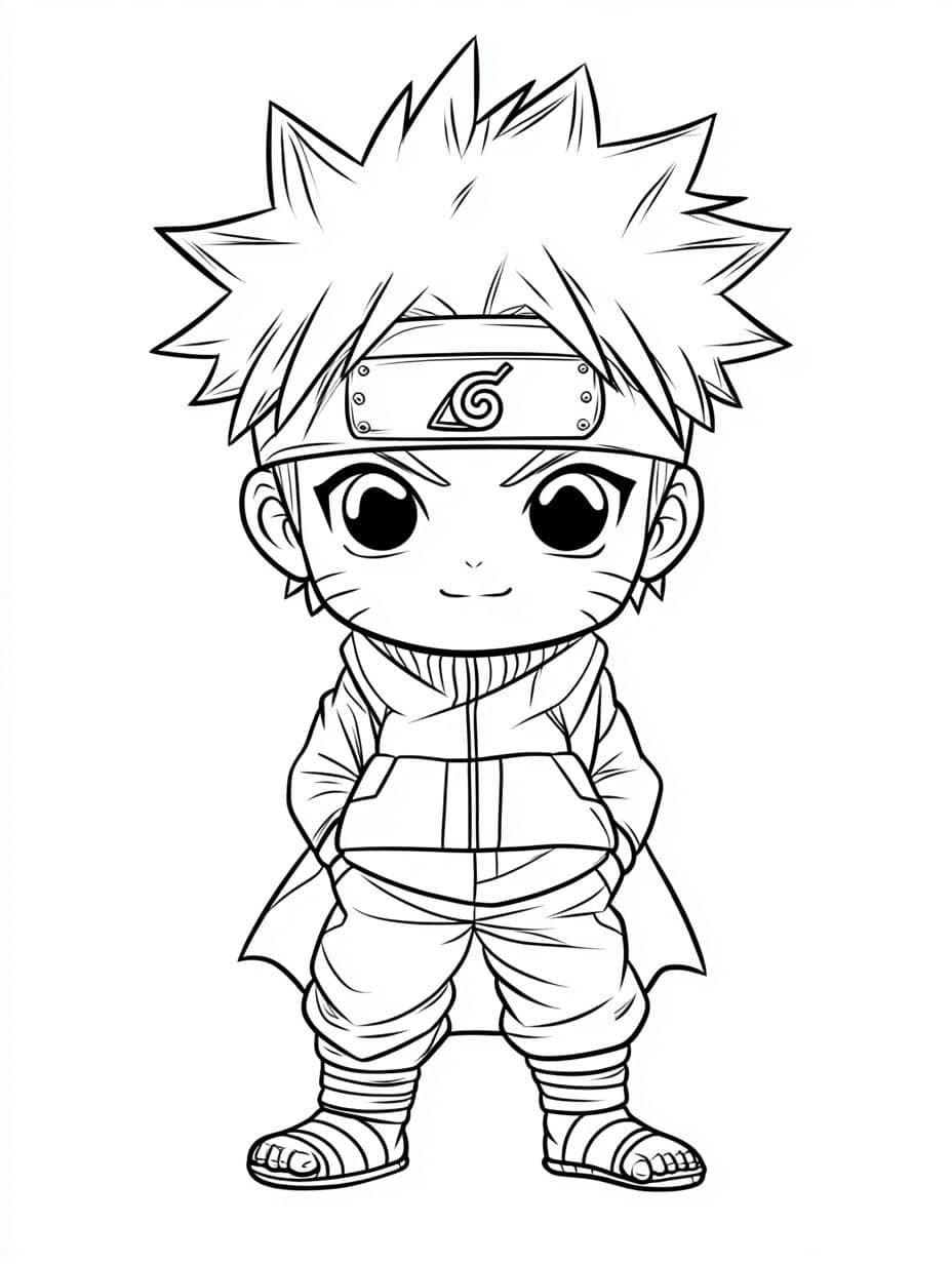 coloriage naruto imprimer