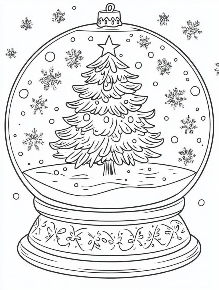 Coloriage Noël pour célébrer la magie des fêtes - Coloriageenfants.com