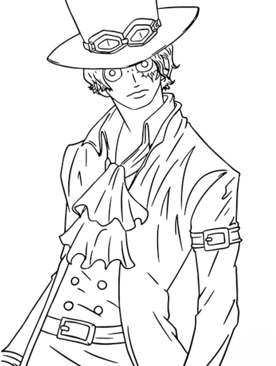 Coloriage One Piece Jolie