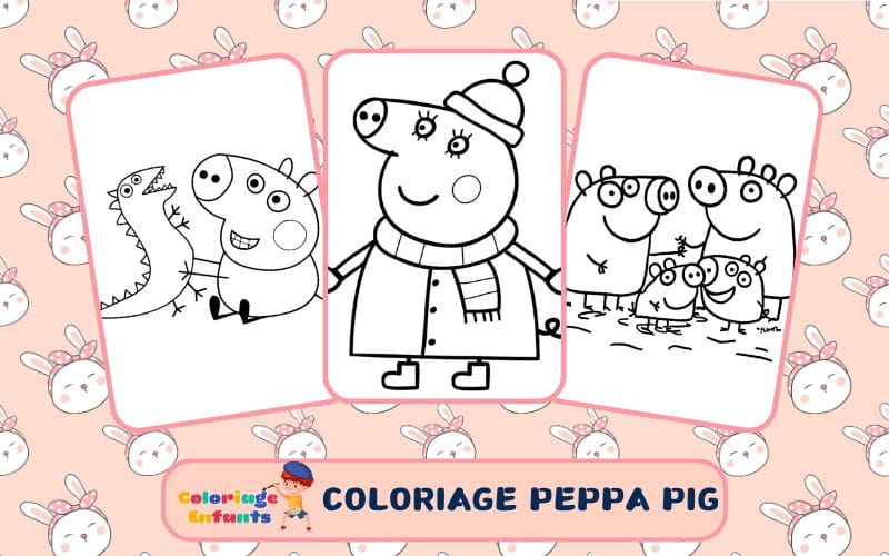 coloriage peppa pig