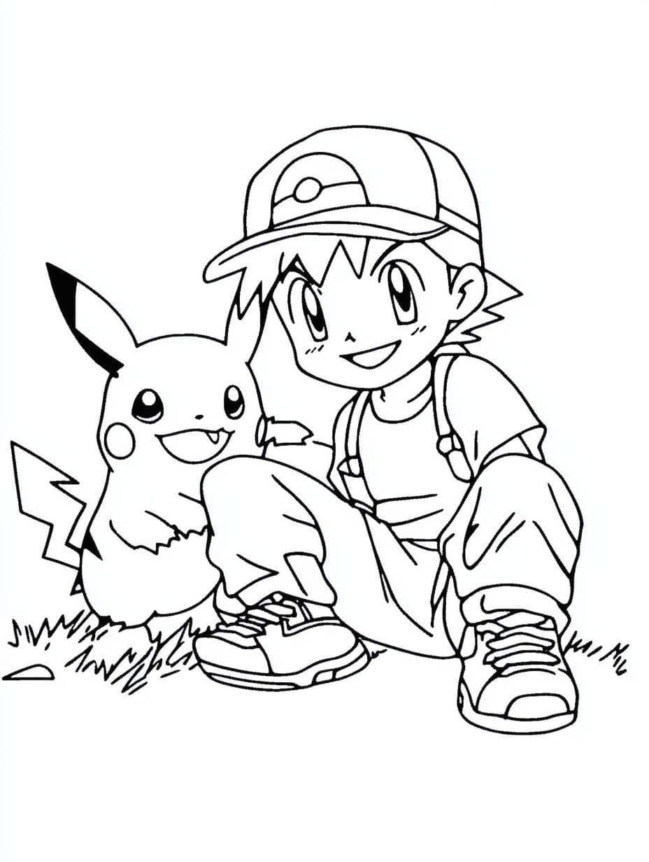 coloriage pokemon amis