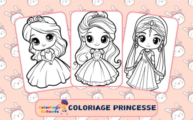 coloriage princesse