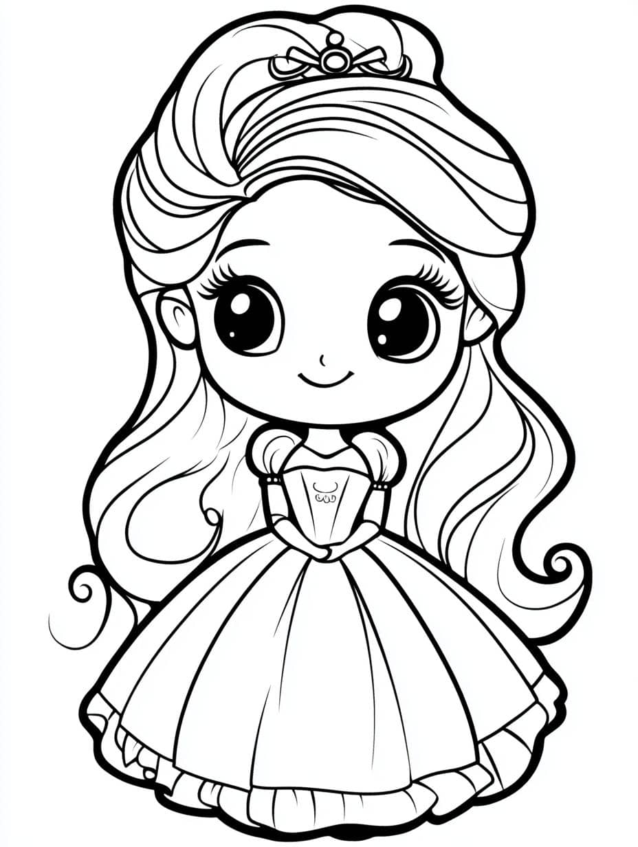 Coloriage Princesses Pour Enfants