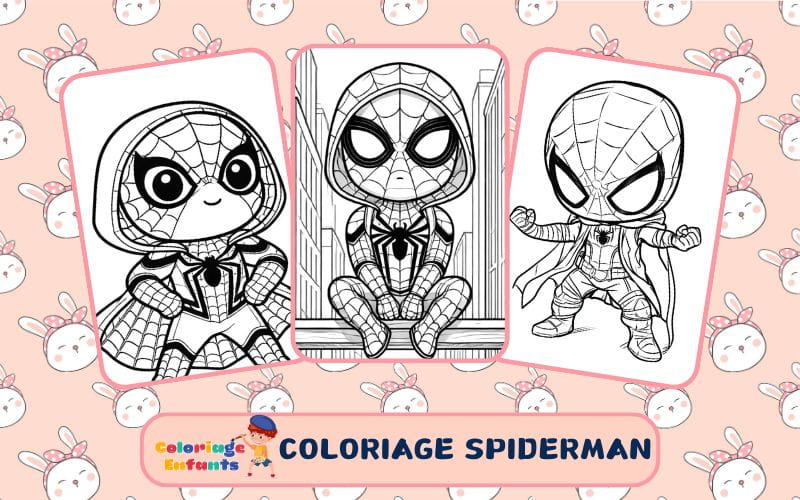 coloriage spiderman