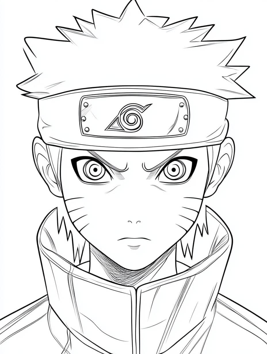 Dessin Naruto Enfant Ambitieux A Imprimer