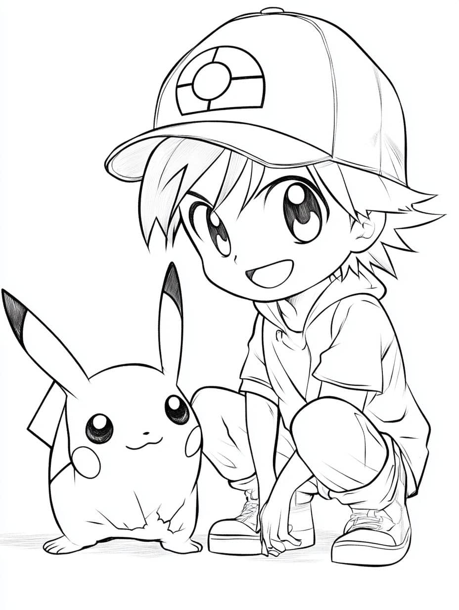 dessin pokemon a colorier