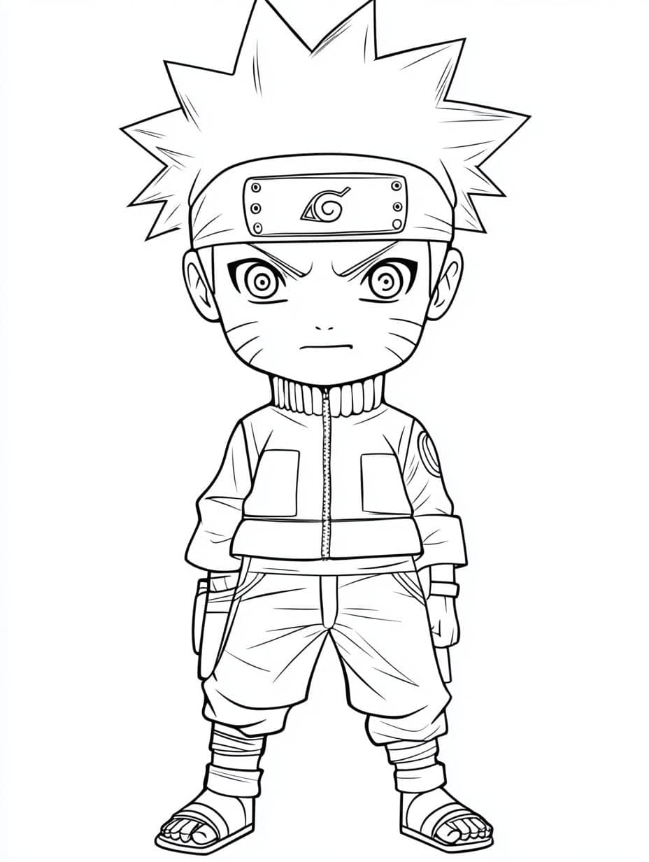 Feuilles A Colorier Naruto