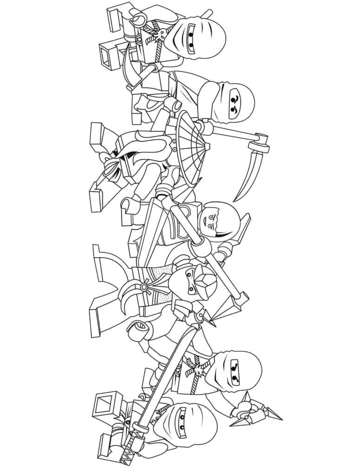 leho ninjago coloriage