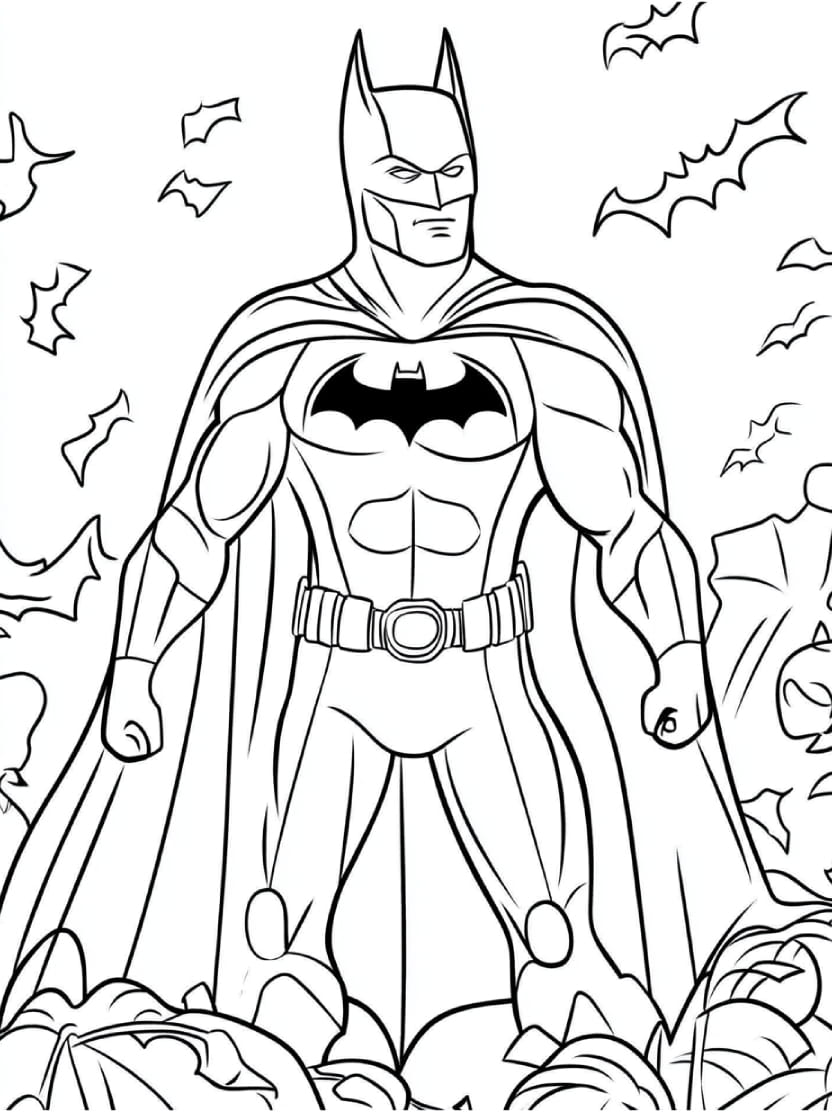 Batman Coloriage Et Chauve Souris