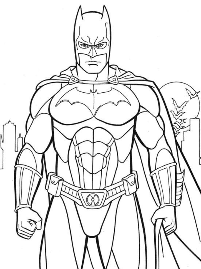 Batman Coloriage Gratuit