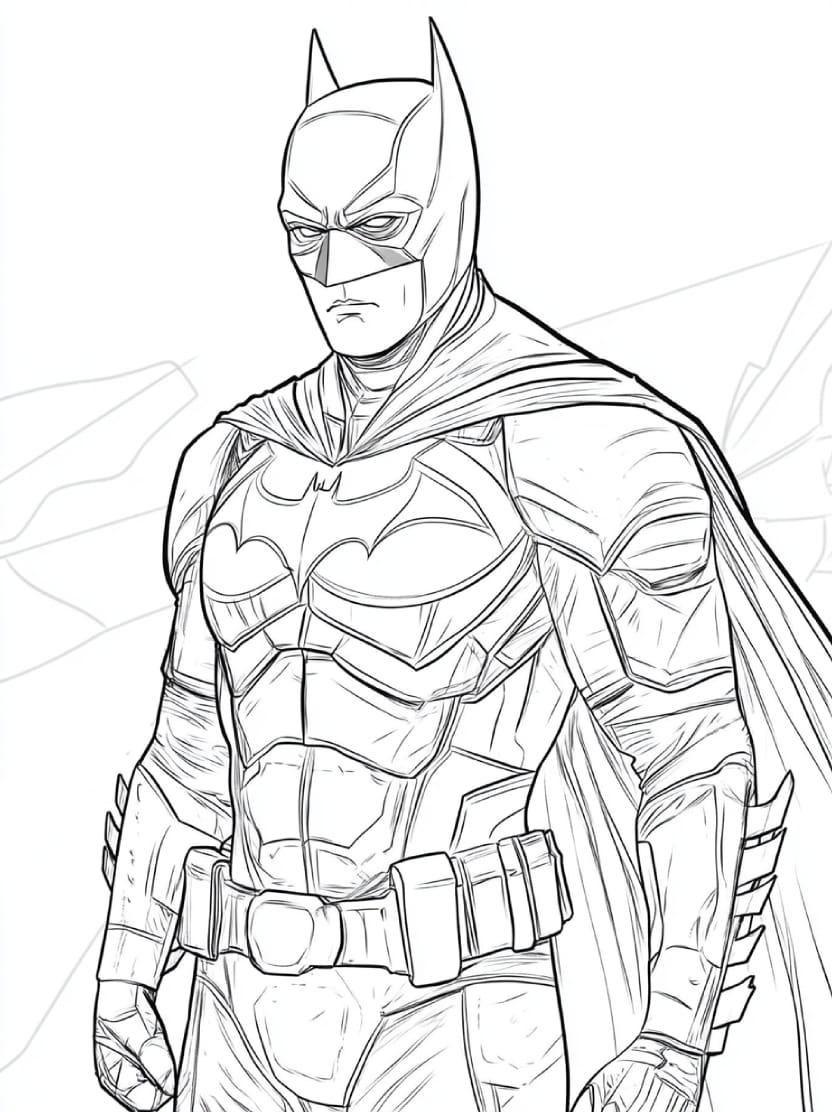 Batman Coloriage Pour Enfants