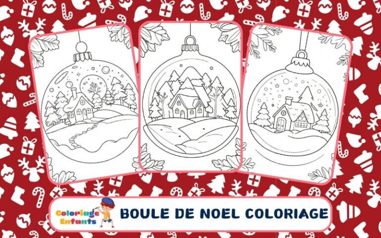 Boule De Noel Coloriage