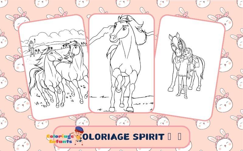 Coloriage Spirit