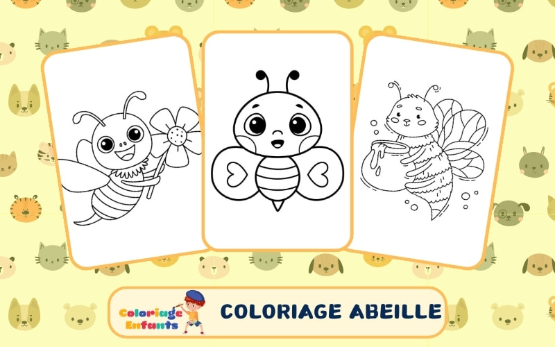 Coloriage Abeille