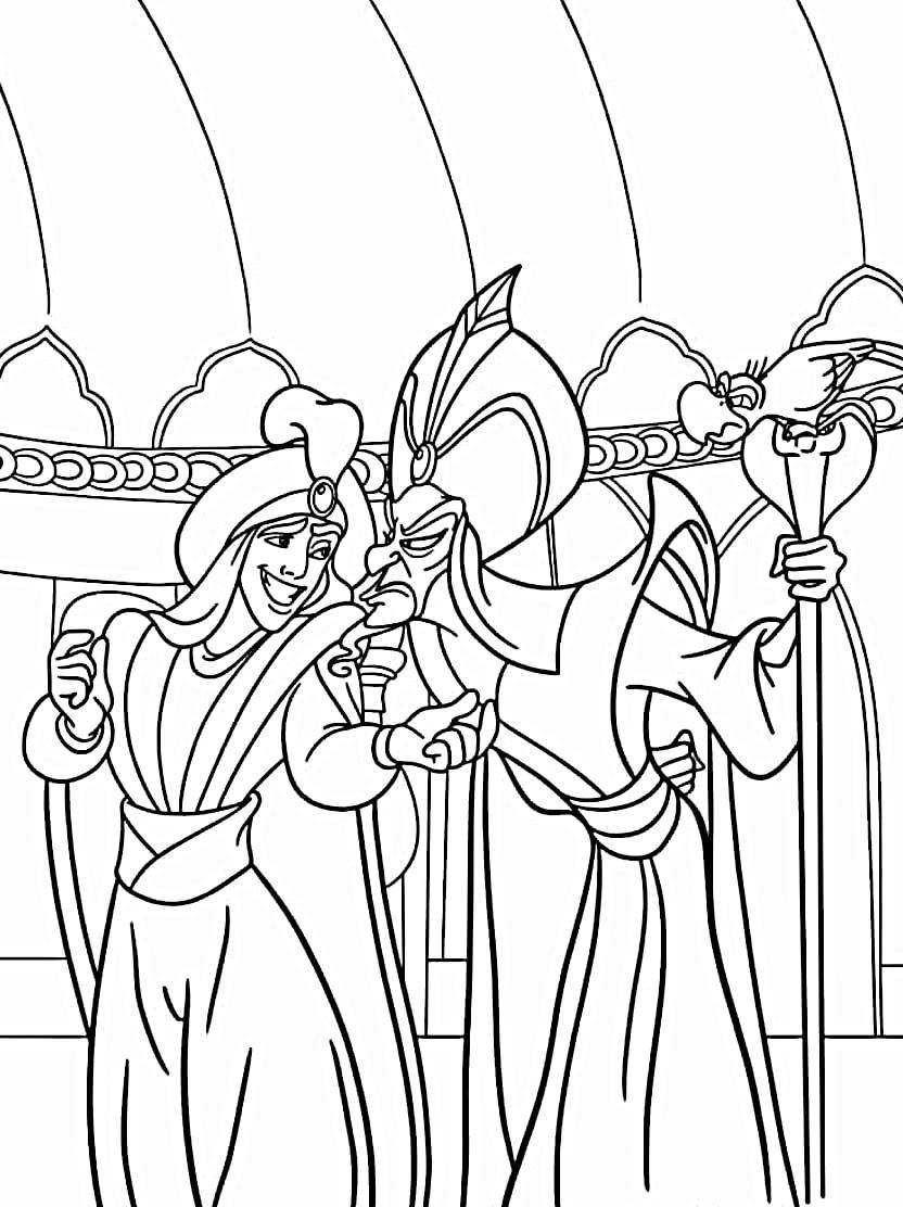 Coloriage Aladin Magnifique Et Gratuit