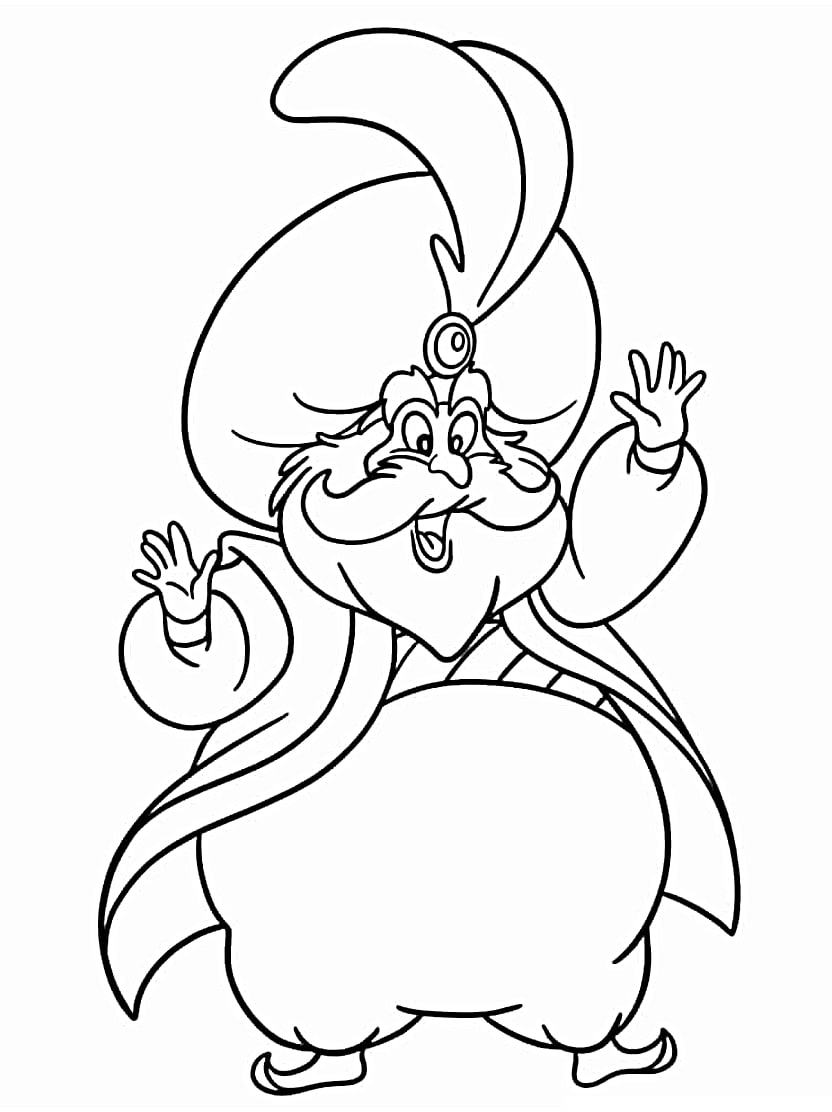 Coloriage Aladin Pour Enfants Explorer