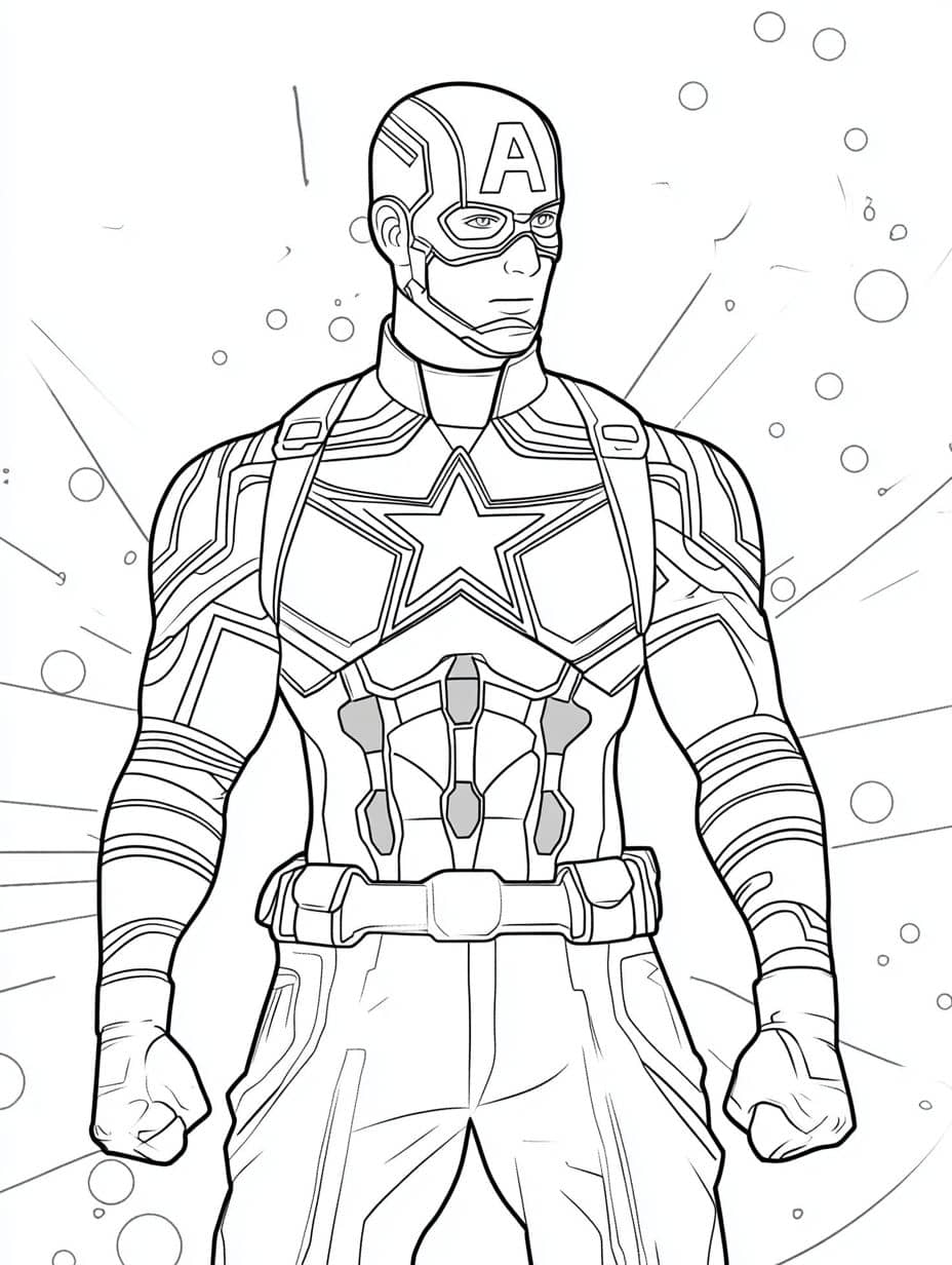 Coloriage Avengers Creation