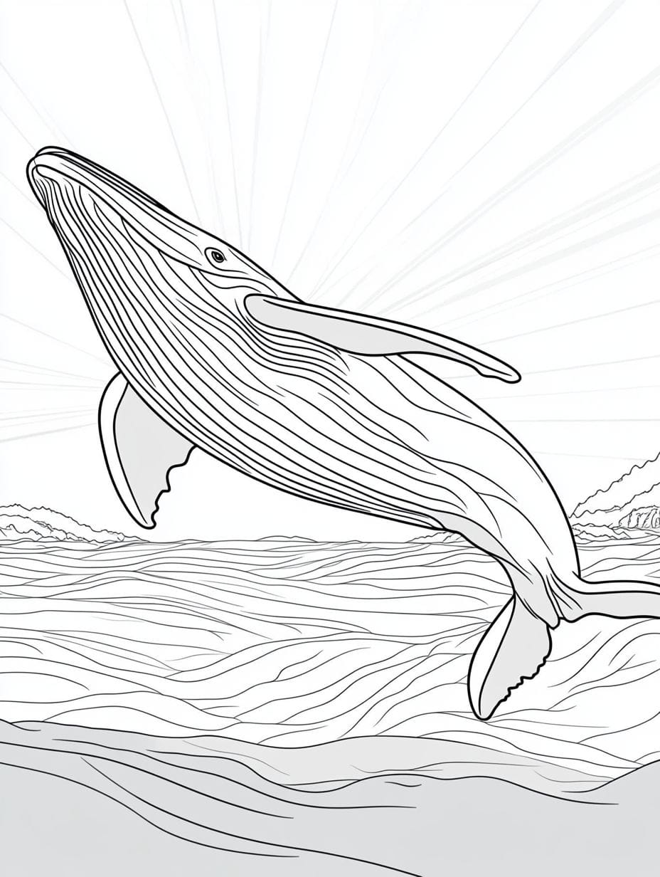 Coloriage Baleine