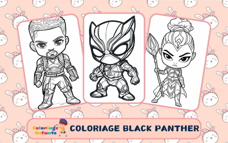 Coloriage Black Panther