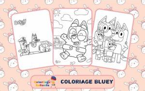 Coloriage Bluey