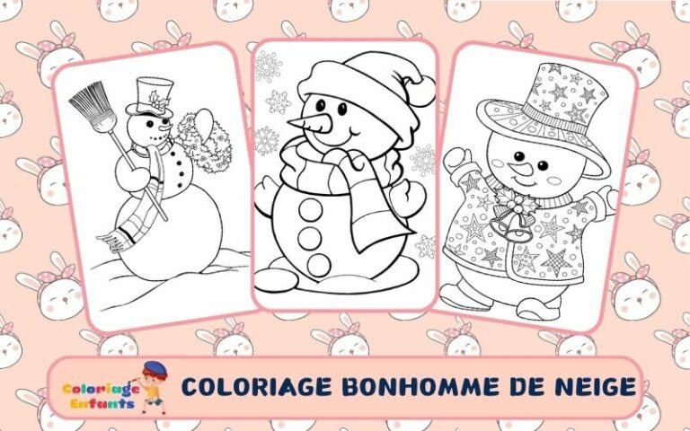 Coloriage Bonhomme De Neige