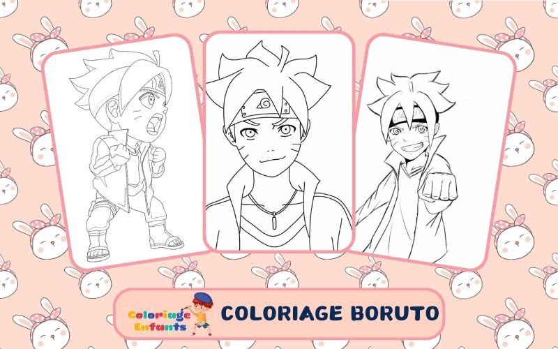 Coloriage Boruto