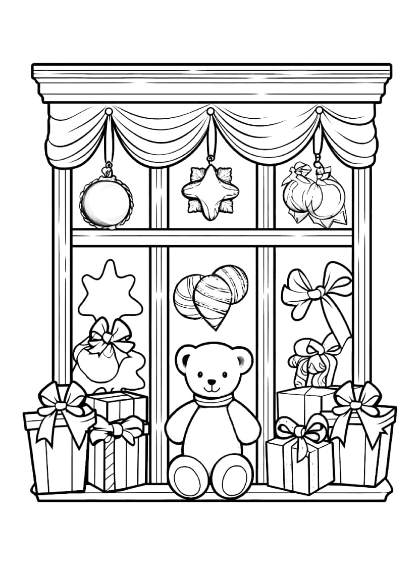 Coloriage Cadeau Gratuit A Imprimer