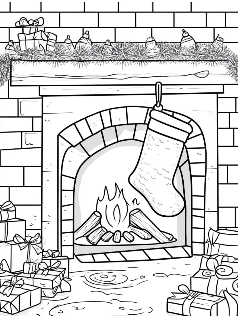 Coloriage Cadeau Gratuit Pour Enfant